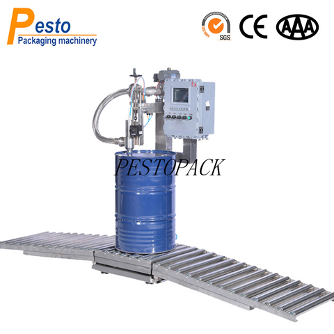 Semi awtomatikong pagsabog na hindi tinatablan ng drum filling system