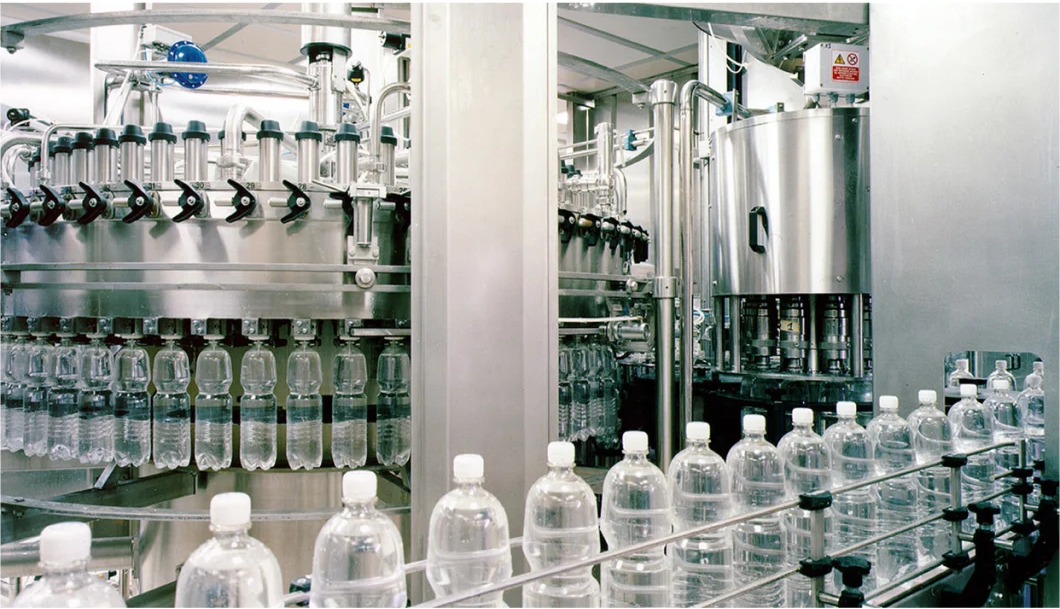 PET Bote Rinsing Filling Capping Machine