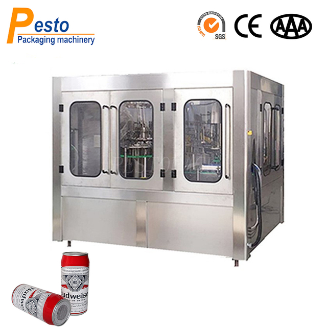 Machine de remplissage de canettes de bi&egrave;re Pop Top 9000BPH