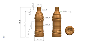 Petlle Prefform - Tsarin kwalban