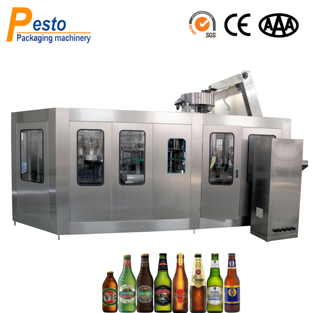 M&aacute;y r&oacute;t bia chai thủy tinh tự động