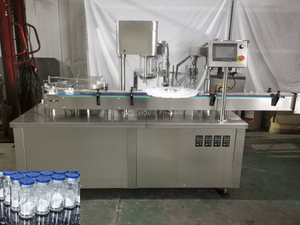 Por &eacute;s folyad&eacute;k fiola t&ouml;ltőg&eacute;p