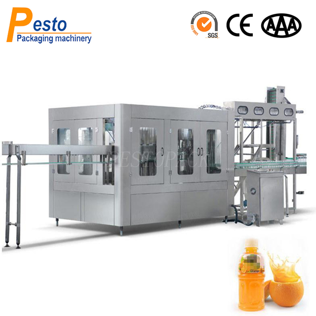 12000BPH Ohun mimu Monoblock Fifọ Capping Machine
