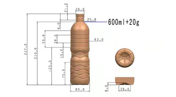 Şişe ve etiket tasarımı